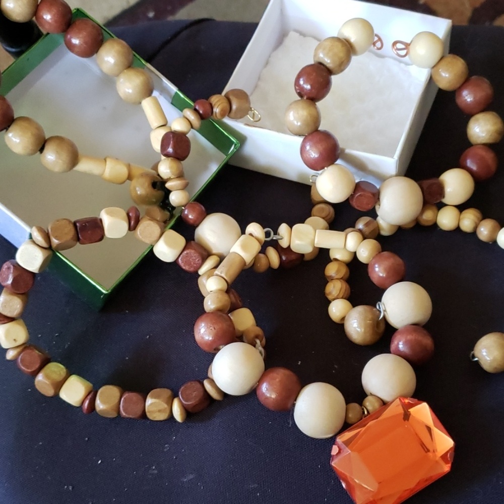 Beaded bracelets some with bling